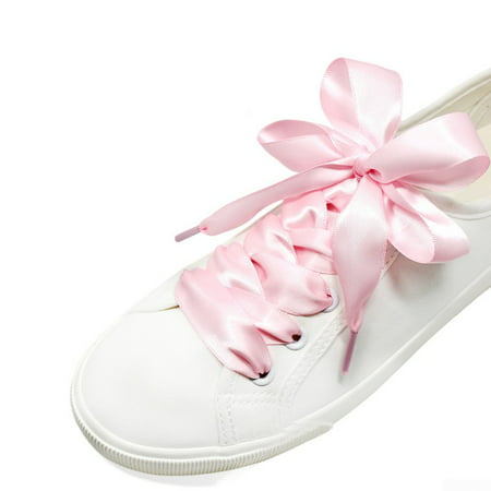 Flat Shoe Lace Shoelaces Ribbon Shoestrings Thick Wide 120cm One Size Women Men